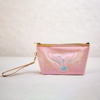 Women's Small All Seasons Pu Leather Solid Color Fashion Square Zipper Cosmetic Bag sku image 1