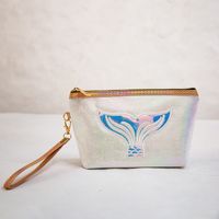 Women's Small All Seasons Pu Leather Solid Color Fashion Square Zipper Cosmetic Bag sku image 6