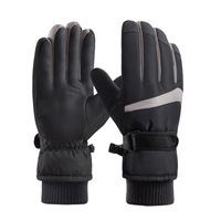 Unisex Fashion Color Block Polyester Gloves 1 Pair main image 2