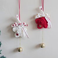 Christmas Fashion Flower Wool Felt Party Hanging Ornaments sku image 2