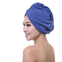 Fashion Solid Color Synthetic Fibre Hair-drying Cap main image 3