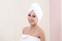 Fashion Solid Color Synthetic Fibre Hair-drying Cap sku image 6