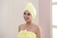 Fashion Solid Color Synthetic Fibre Hair-drying Cap sku image 7