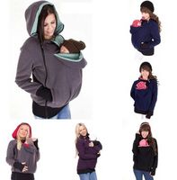 Fashion Solid Color Cotton Blend Hooded Long Sleeve Regular Sleeve Patchwork Hoodie main image 1