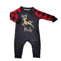 Fashion Letter Deer Cotton Blend Polyester Pants Sets Family Matching Outfits main image 4