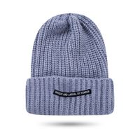 Unisex Fashion Solid Color Patch Eaveless Wool Cap sku image 2
