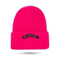 Unisex Fashion Solid Color Patch Eaveless Wool Cap sku image 4