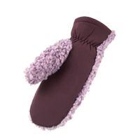 Women's Fashion Solid Color Polyester Warm Gloves 1 Piece main image 2