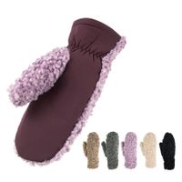 Women's Fashion Solid Color Polyester Warm Gloves 1 Piece main image 1