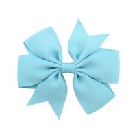 Fashion Solid Color Bow Knot Cloth Hair Clip 1 Piece sku image 6