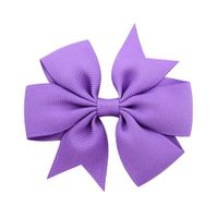 Fashion Solid Color Bow Knot Cloth Hair Clip 1 Piece sku image 53