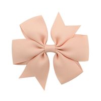 Fashion Solid Color Bow Knot Cloth Hair Clip 1 Piece sku image 7