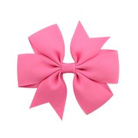 Fashion Solid Color Bow Knot Cloth Hair Clip 1 Piece sku image 10
