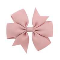 Fashion Solid Color Bow Knot Cloth Hair Clip 1 Piece sku image 13