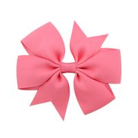 Fashion Solid Color Bow Knot Cloth Hair Clip 1 Piece sku image 24