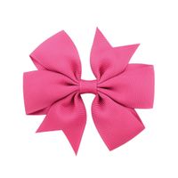 Fashion Solid Color Bow Knot Cloth Hair Clip 1 Piece sku image 26