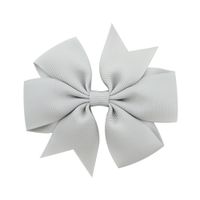 Fashion Solid Color Bow Knot Cloth Hair Clip 1 Piece sku image 19