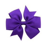 Fashion Solid Color Bow Knot Cloth Hair Clip 1 Piece sku image 23