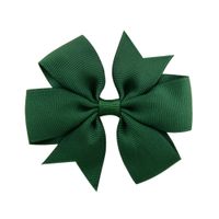 Fashion Solid Color Bow Knot Cloth Hair Clip 1 Piece sku image 36