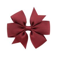 Fashion Solid Color Bow Knot Cloth Hair Clip 1 Piece sku image 30
