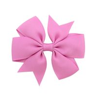 Fashion Solid Color Bow Knot Cloth Hair Clip 1 Piece sku image 25
