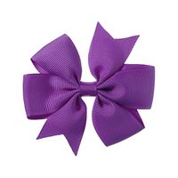 Fashion Solid Color Bow Knot Cloth Hair Clip 1 Piece sku image 43