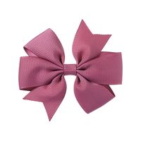 Fashion Solid Color Bow Knot Cloth Hair Clip 1 Piece sku image 41