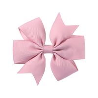 Fashion Solid Color Bow Knot Cloth Hair Clip 1 Piece sku image 39