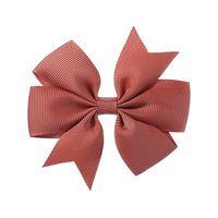 Fashion Solid Color Bow Knot Cloth Hair Clip 1 Piece sku image 50