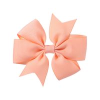 Fashion Solid Color Bow Knot Cloth Hair Clip 1 Piece sku image 48