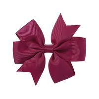 Fashion Solid Color Bow Knot Cloth Hair Clip 1 Piece sku image 40