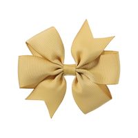 Fashion Solid Color Bow Knot Cloth Hair Clip 1 Piece sku image 47