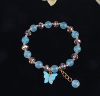 Fashion Butterfly Glass Beaded Women's Bracelets sku image 5