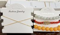 100 Pieces Of Long Necklace Bracelet Simple Cartoon Packaging Cardboard sku image 11