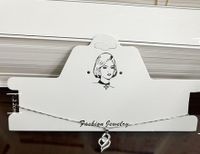 100 Pieces Of Long Necklace Bracelet Simple Cartoon Packaging Cardboard sku image 19