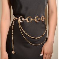 Simple Style Star Moon Metal Chain Women's Chain Belts main image 1