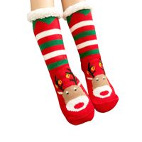 Women's Sweet Christmas Hat Santa Claus Snowman Acetate Fibre Polyester Cotton Ankle Socks main image 3