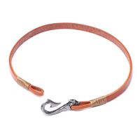 Simple Style Irregular Alloy Leather Men's Bracelets 1 Piece main image 4
