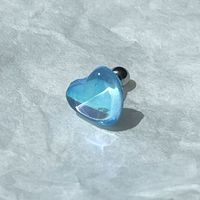 Simple Style Heart Shape Artificial Crystal Plating Women's Ear Studs 1 Piece sku image 15