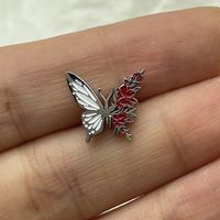 Simple Style Butterfly Titanium Steel Plating Tongue Nail 1 Piece sku image 12