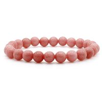 Simple Style Solid Color Natural Stone Beaded Bracelets sku image 5