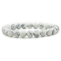 Simple Style Solid Color Natural Stone Beaded Bracelets sku image 2