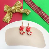 Novelty Santa Claus Snowman Snowflake Resin Women's Drop Earrings 1 Pair sku image 1
