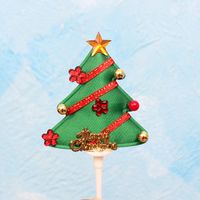Christmas Christmas Tree Letter Bow Knot Resin Polyester Party Cake Decorating Supplies main image 3