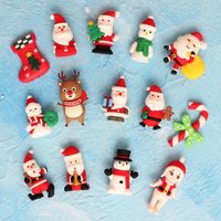 Christmas Santa Claus Snowman Elk Soft Glue Party Cake Decorating Supplies 1 Piece main image 1