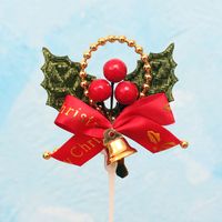 Christmas Christmas Tree Letter Bow Knot Resin Polyester Party Cake Decorating Supplies main image 4