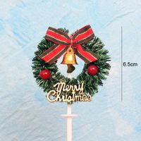 Christmas Christmas Tree Letter Bow Knot Resin Polyester Party Cake Decorating Supplies sku image 3