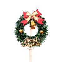 Christmas Christmas Tree Letter Bow Knot Resin Polyester Party Cake Decorating Supplies main image 5