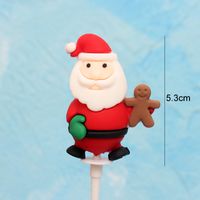 Christmas Santa Claus Snowman Elk Soft Glue Party Cake Decorating Supplies 1 Piece sku image 4