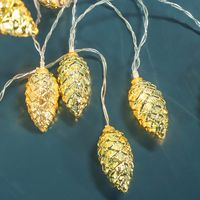 Christmas Retro Pine Cones Copper Wire Party String Lights 1 Piece main image 2